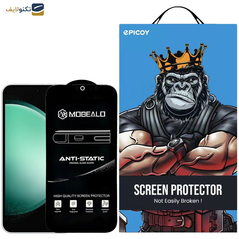 محافظ صفحه نمایش اپیکوی مدل Mobealo-AntiStatic مناسب برای گوشی موبایل سامسونگ Galaxy S23 FE/A54 محافظ صفحه نمایش اپیکوی مدل Mobealo-AntiStatic مناسب برای گوشی موبایل سامسونگ Galaxy S23 FE/A54