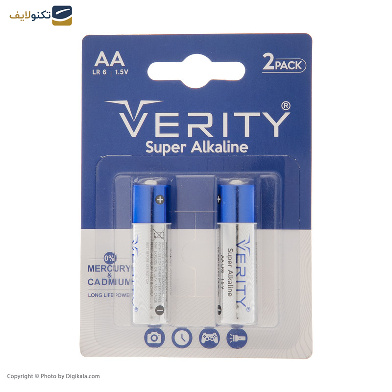باتری قلمی وریتی مدل Super Alkaline AA بسته 24 عددی باتری قلمی وریتی مدل Super Alkaline AA بسته 24 عددی
