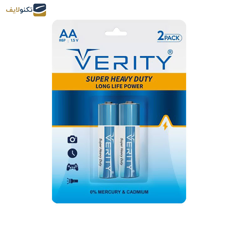 باتری نیم قلمی وریتی مدل Zinc Carbon AAA بسته 24 عددی باتری نیم قلمی وریتی مدل Zinc Carbon AAA بسته 24 عددی