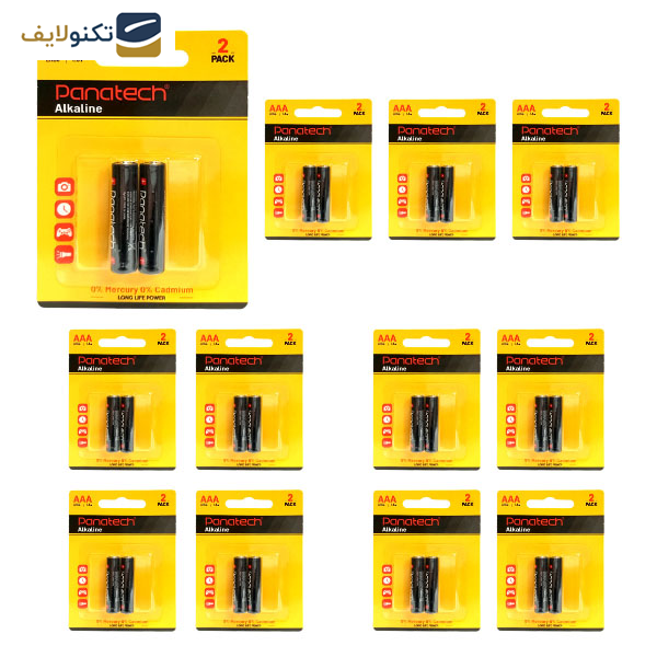 باتری نیم قلمی پاناتک مدل Alkaline LR 03 بسته 24 عددی باتری نیم قلمی پاناتک مدل Alkaline LR 03 بسته 24 عددی