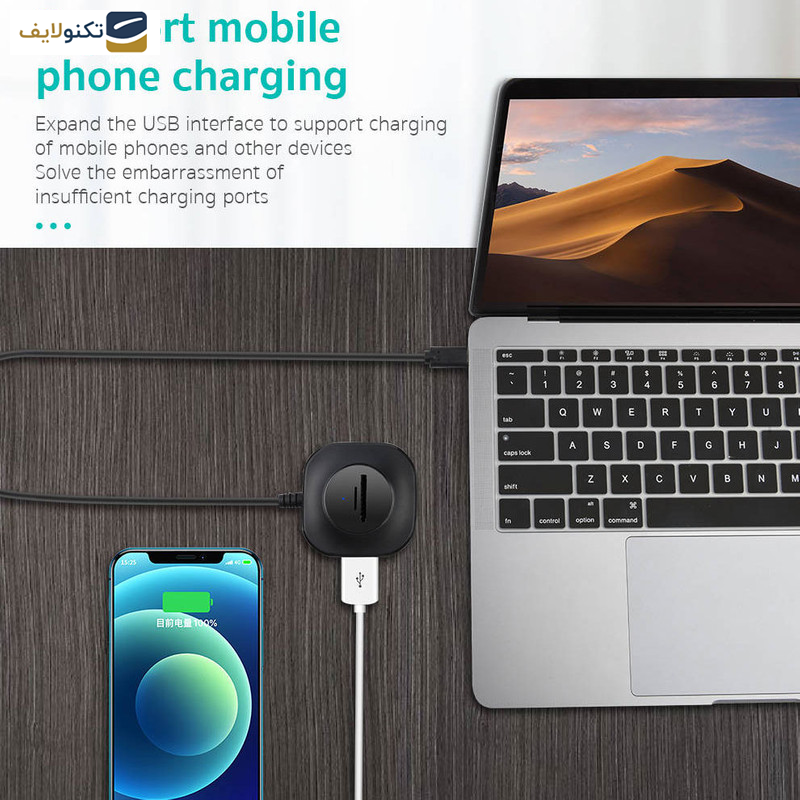 هاب 5 پورت USB-C کوتتسی مدل 83010 هاب 5 پورت USB-C کوتتسی مدل 83010
