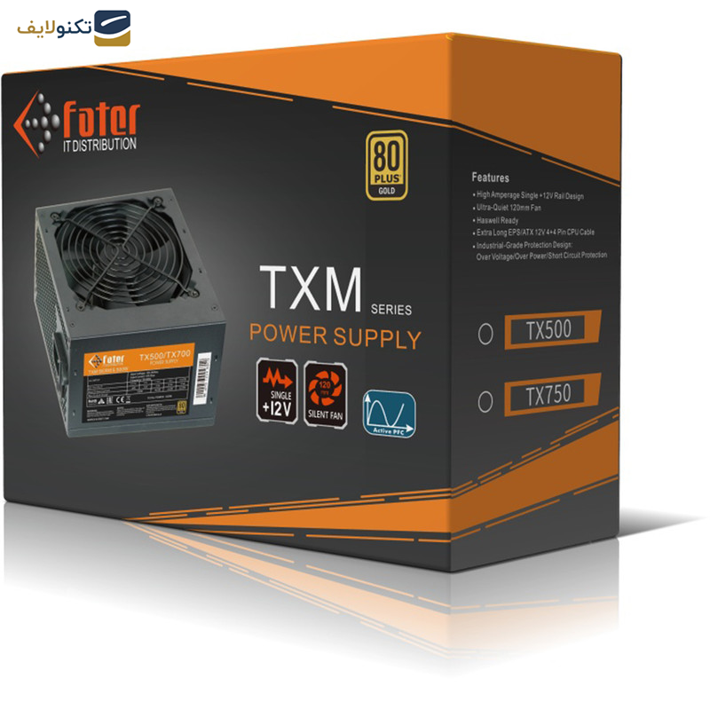 منبع تغذیه کامپیوتر فاطر مدل TX750
