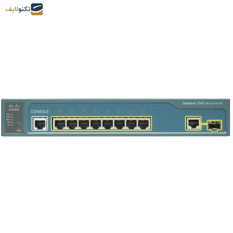 سوئیچ 8 پورت POE سیسکو مدل WS-C3560-8PC-S سوئیچ 8 پورت POE سیسکو مدل WS-C3560-8PC-S