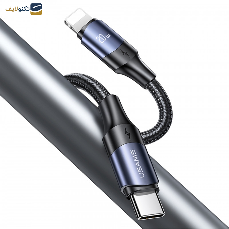 کابل تبدیل USB-C به لایتنینگ یوسمز مدل U71 sj523 طول 3 متر کابل تبدیل USB-C به لایتنینگ یوسمز مدل U71 sj523 طول 3 متر