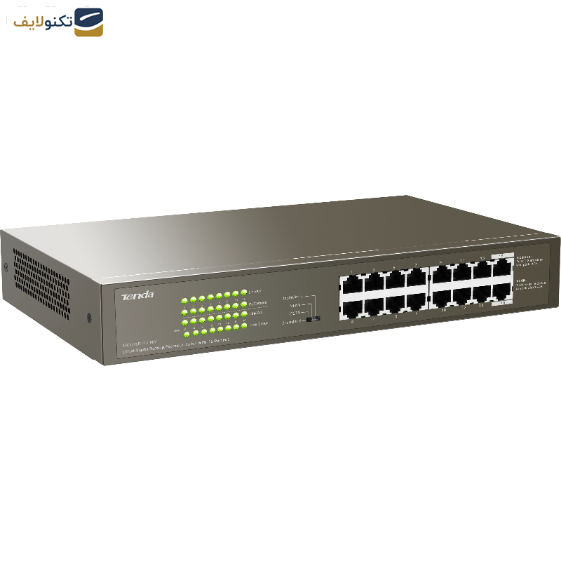 سوییچ 16 پورت POE تندا مدل TEG1116P-16-150W سوییچ 16 پورت POE تندا مدل TEG1116P-16-150W