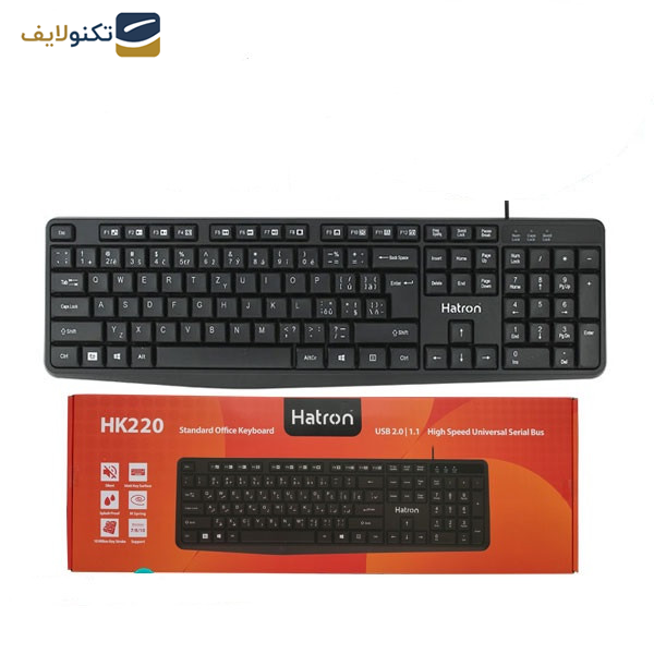 کیبورد هترون مدل HK220 کیبورد هترون مدل HK220