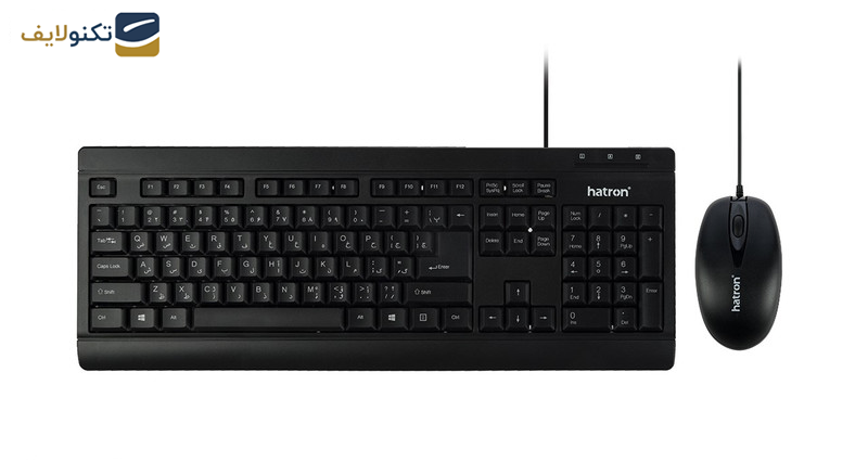 کیبورد و ماوس هترون مدل HKC220 با حروف فارسی کیبورد و ماوس هترون مدل HKC220 با حروف فارسی