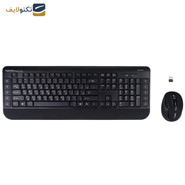 کیبورد و ماوس بی سیم هترون مدل HKCW140 با حروف فارسی کیبورد و ماوس بی سیم هترون مدل HKCW140 با حروف فارسی