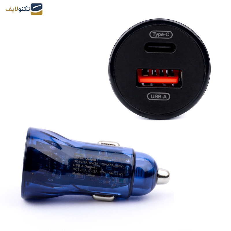 شارژر فندکی 48 وات کربی مدل CR-G102 شارژر فندکی 48 وات کربی مدل CR-G102