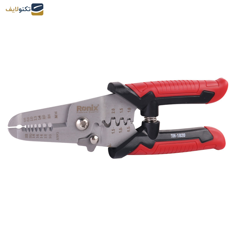 انبر سیم لخت کن رونیکس مدل RH-1820 سایز 7 اینچ انبر سیم لخت کن رونیکس مدل RH-1820 سایز 7 اینچ