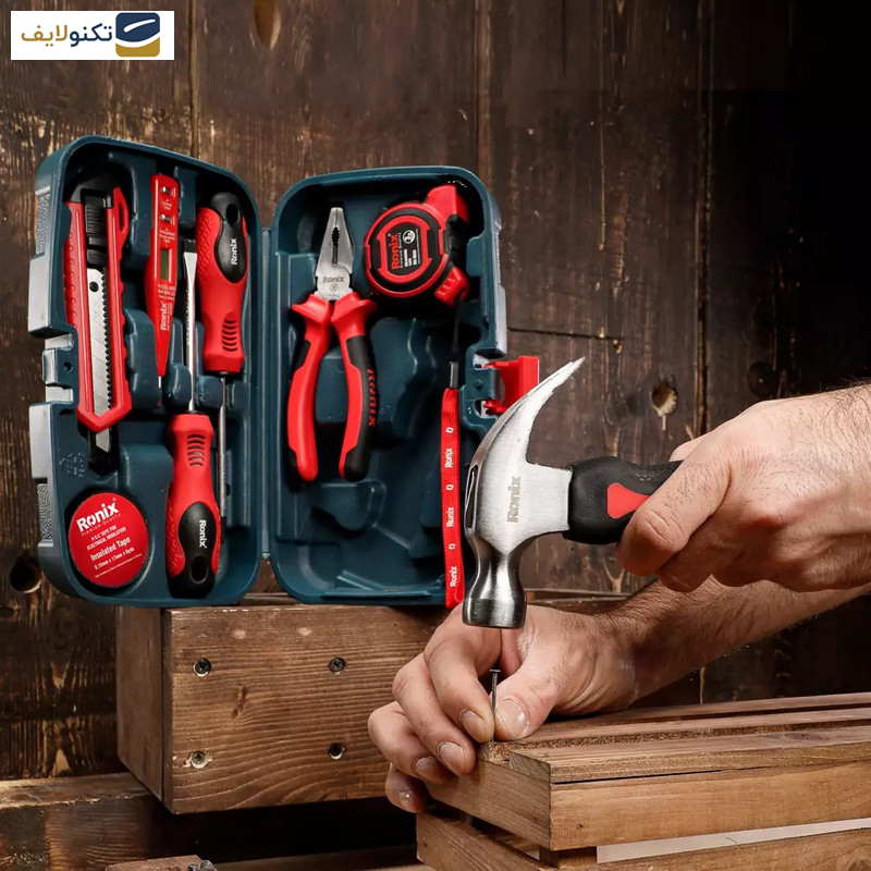مجموعه 8 عددی ابزار رونیکس مدل RS-0002 مجموعه 8 عددی ابزار رونیکس مدل RS-0002