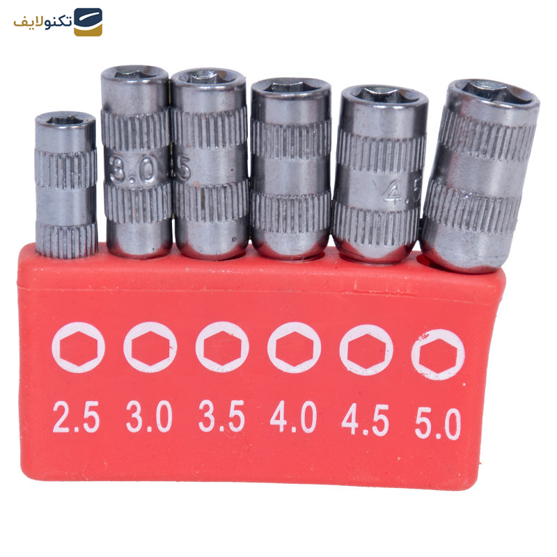 پیچ گوشتی و سری پیچ گوشتی رونیکس مدل 2711 -RH مجموعه 50 عددی پیچ گوشتی و سری پیچ گوشتی رونیکس مدل 2711 -RH مجموعه 50 عددی