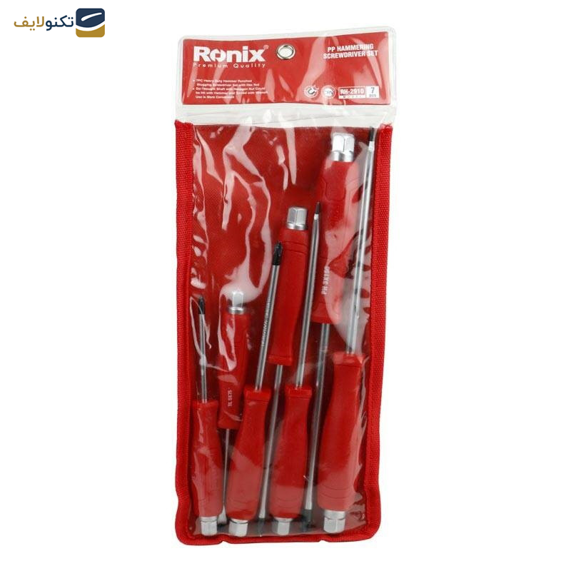 سری پیچ گوشتی یک سر چهارسو یک سر دو سو رونیکس مدل RH2910 بسته 7 عددی سری پیچ گوشتی یک سر چهارسو یک سر دو سو رونیکس مدل RH2910 بسته 7 عددی