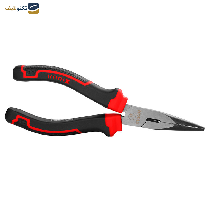 انبر دم باریک رونیکس مدل HR-1368 سایز 8 اینچ انبر دم باریک رونیکس مدل HR-1368 سایز 8 اینچ