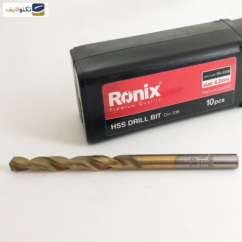 مته آهن رونیکس کد 5558 RH سایز 4.2 میلیمتر مته آهن رونیکس کد 5558 RH سایز 4.2 میلیمتر