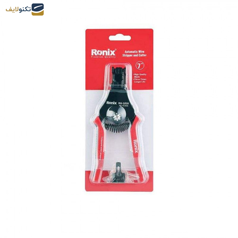 انبر سیم لخت کن رونیکس مدل NIX-1810 سایز 7 اینچ انبر سیم لخت کن رونیکس مدل NIX-1810 سایز 7 اینچ