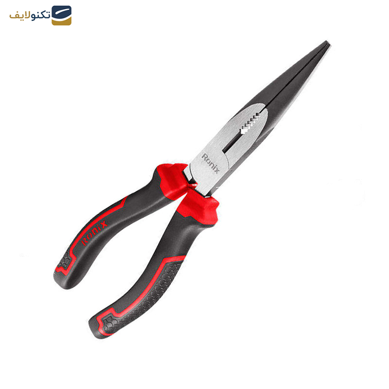 انبر دم باریک رونیکس مدل AT-008 سایز 8 اینچ انبر دم باریک رونیکس مدل AT-008 سایز 8 اینچ