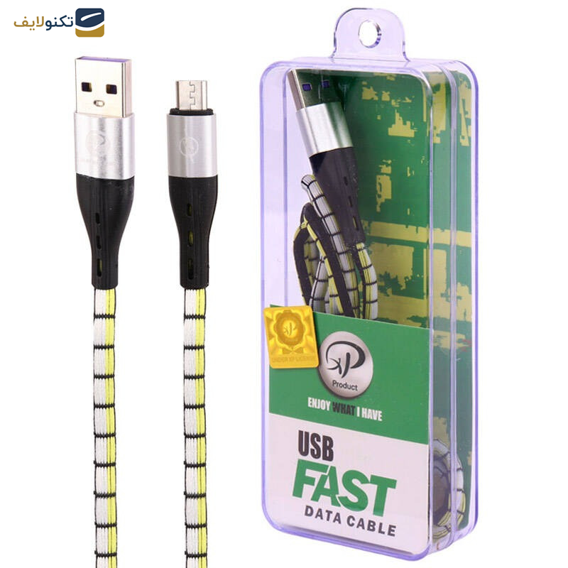 کابل تبدیل USB به micro-USB ایکس پی پرو داکت مدل C214 طول 1 متر کابل تبدیل USB به micro-USB ایکس پی پرو داکت مدل C214 طول 1 متر