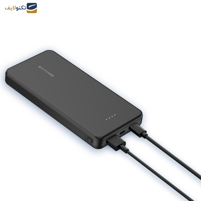 پاوربانک راوپاور مدل RP-PB1215 ظرفیت 10000 میلی آمپر ساعت پاوربانک راوپاور مدل RP-PB1215 ظرفیت 10000 میلی آمپر ساعت