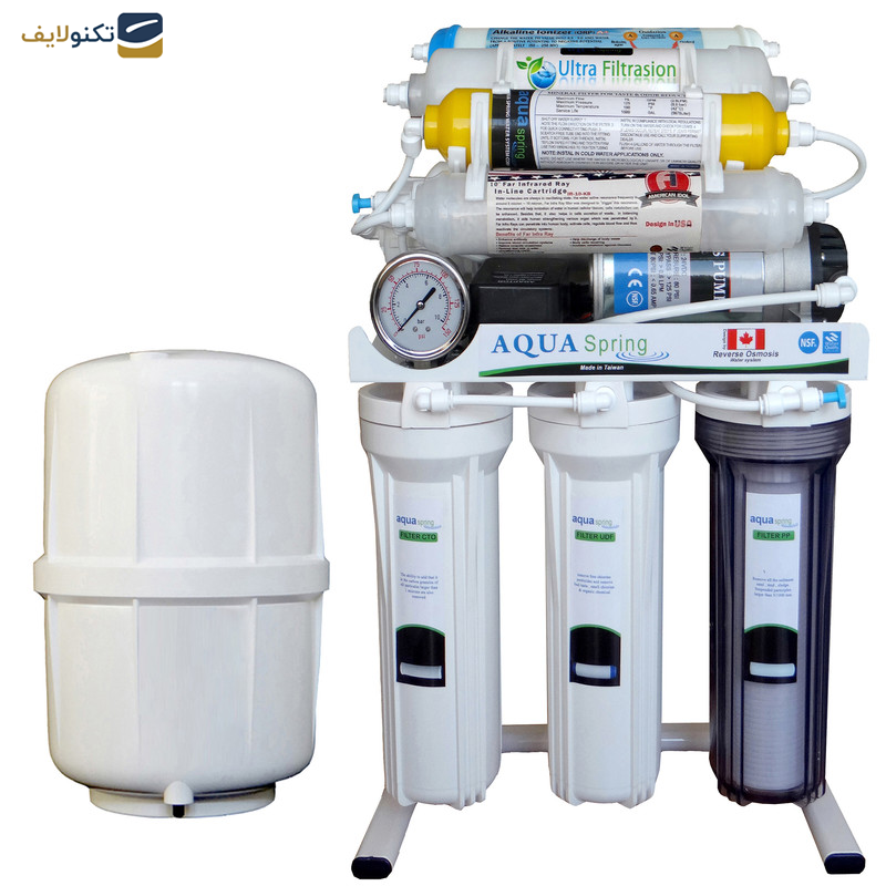 دستگاه تصفیه کننده آب آکوآ اسپرینگ مدل NF3800 به همراه فیلتر تصفیه آب مدل 01 مجموعه 3 عددی دستگاه تصفیه کننده آب آکوآ اسپرینگ مدل NF3800 به همراه فیلتر تصفیه آب مدل 01 مجموعه 3 عددی
