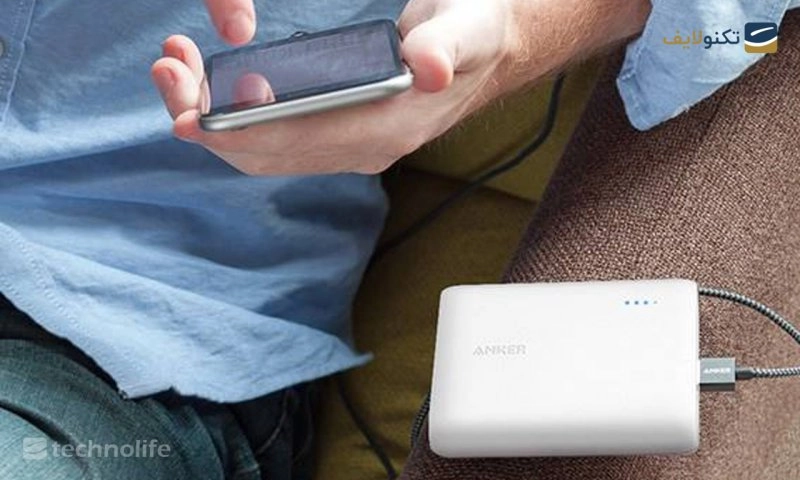 پاوربانک انکر مدل A1215 Powercore با ظرفیت 13000 میلی آمپر ساعت