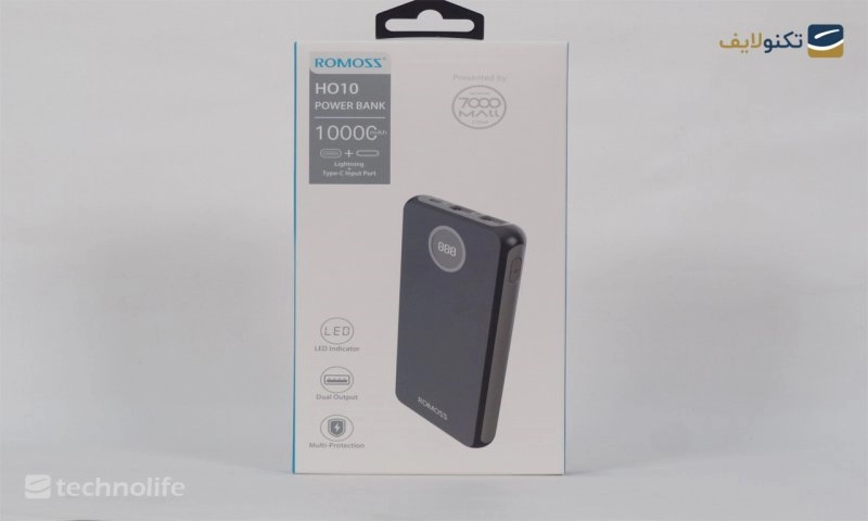 پاوربانک روموس مدل Horus H010 با ظرفیت 10000 میلی آمپر ساعت