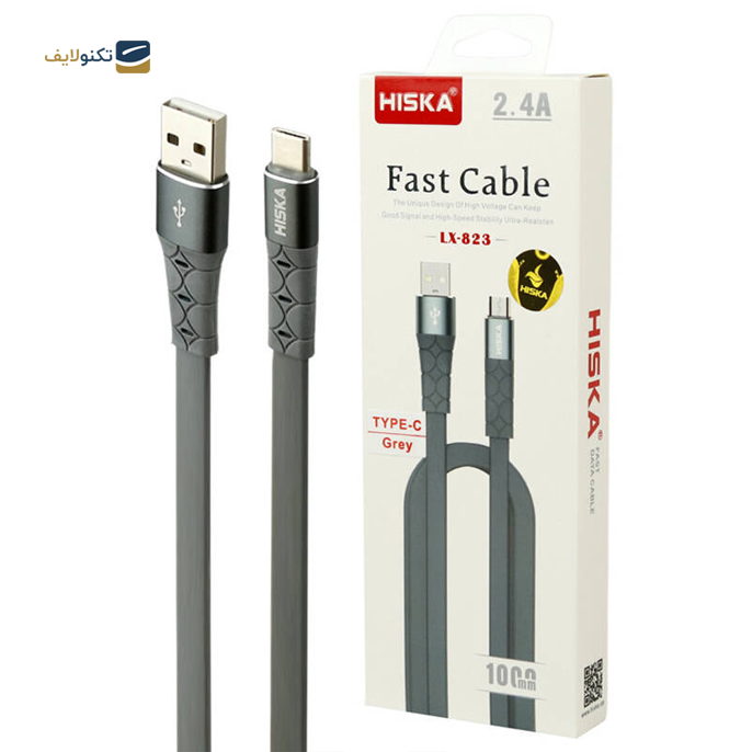 gallery-کابل تبدیل USB به USB-C هیسکا مدل LX823 طول 1 متر-gallery-0-TLP-11065_5e6a9f3f-4f43-465e-b34a-9e0595ea49cc.png
