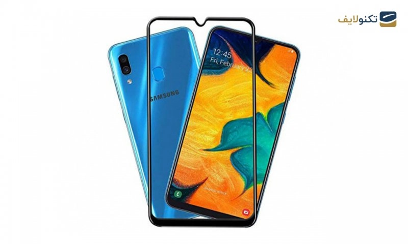 محافظ صفحه نمایش شیشه ای تمام چسب (فول گلس) سامسونگ Galaxy A30 محافظ صفحه نمایش شیشه ای تمام چسب (فول گلس) سامسونگ Galaxy A30