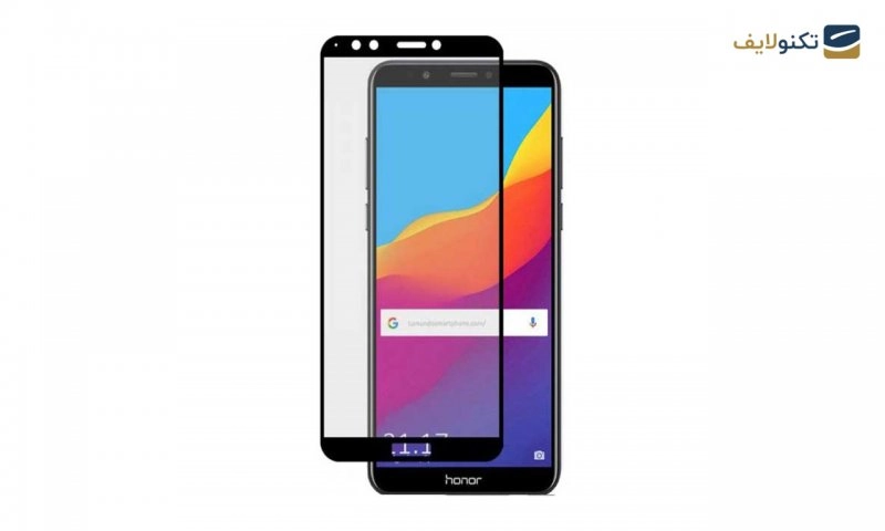 محافظ صفحه شیشه ای تمام چسب مناسب برای گوشی Honor 7A/Y6 2018 محافظ صفحه شیشه ای تمام چسب مناسب برای گوشی Honor 7A/Y6 2018