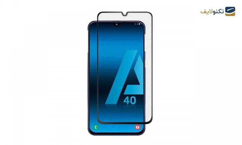 محافظ صفحه شیشه ای تمام چسب مناسب برای گوشی سامسونگ Galaxy A40 محافظ صفحه شیشه ای تمام چسب مناسب برای گوشی سامسونگ Galaxy A40