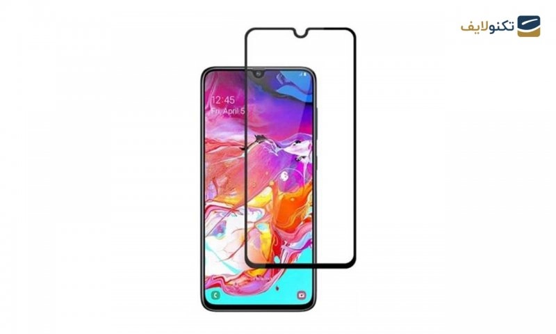 محافظ صفحه شیشه ای تمام چسب مناسب برای گوشی سامسونگ Galaxy A70 محافظ صفحه شیشه ای تمام چسب مناسب برای گوشی سامسونگ Galaxy A70