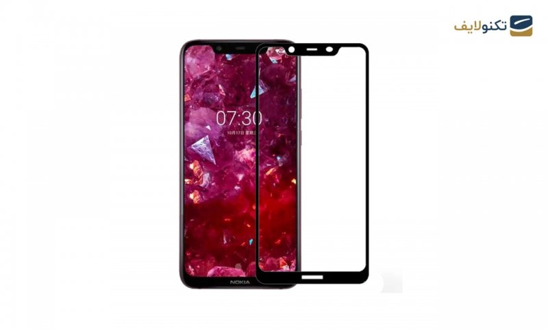 محافظ صفحه نمایش شیشه ای مناسب برای گوشی Nokia 8.1 محافظ صفحه نمایش شیشه ای مناسب برای گوشی Nokia 8.1