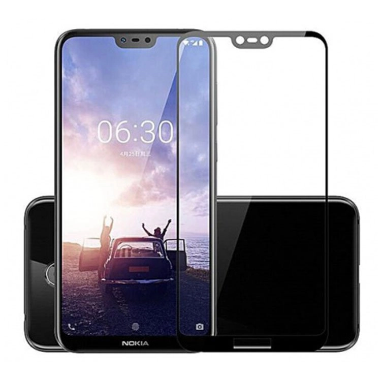 محافظ صفحه نمایش شیشه ای مناسب برای گوشی موبایل Nokia 6.1 plus محافظ صفحه نمایش شیشه ای مناسب برای گوشی موبایل Nokia 6.1 plus