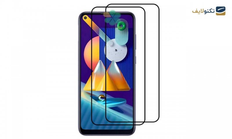 محافظ گلس فول چسب گوشی سامسونگ Galaxy M11 محافظ گلس فول چسب گوشی سامسونگ Galaxy M11