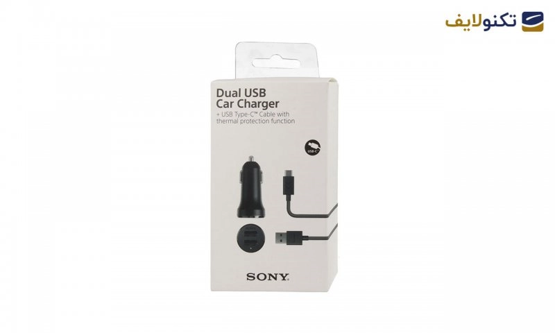 شارژر فندکی فست شارژ سونی مدل AN430 همراه با کابل سونی USB Type-C شارژر فندکی فست شارژ سونی مدل AN430 همراه با کابل سونی USB Type-C