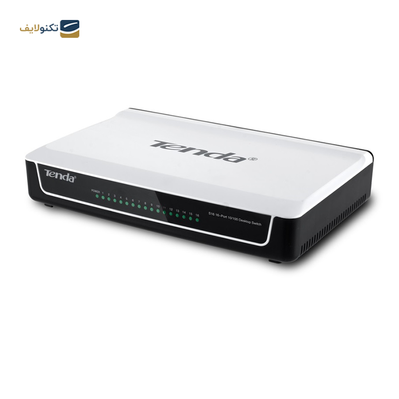 سوییچ شبکه دسکتاپ 16 پورت 10/100 تندا اس 16 سوییچ شبکه دسکتاپ 16 پورت 10/100 تندا اس 16