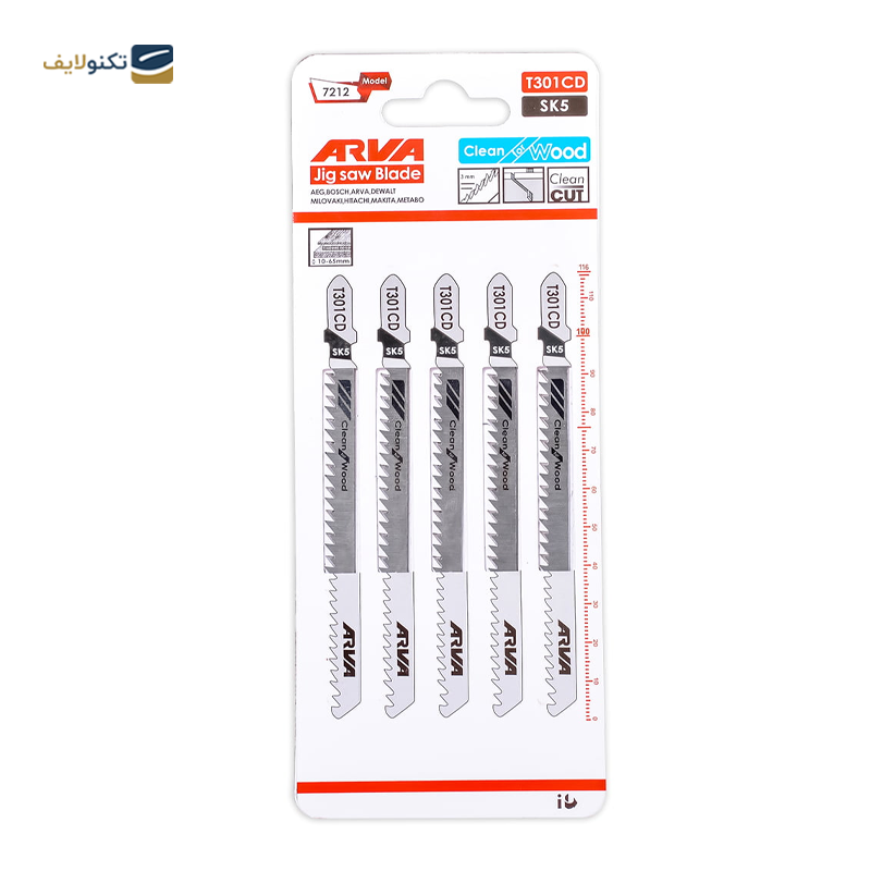 تیغ اره عمودبر چوب رونیکس مدل RH-5610 بسته 5 عددی