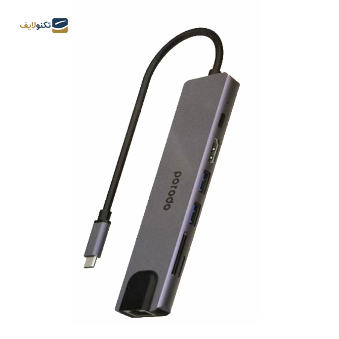 gallery-هاب 7 در 1 پرودو مدل Aluminum Usb-C Hub 4K Hdmi 100w Power Delivery-gallery-0-TLP-4394_2347c762-b5c1-4f0e-b909-fc1b07b9c100.png