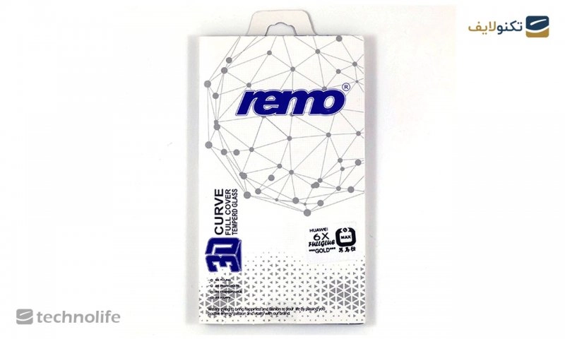 محافظ شیشه‌ای (گلس) remo فول چسب 3D گوشی هوآوی Honor 6X 