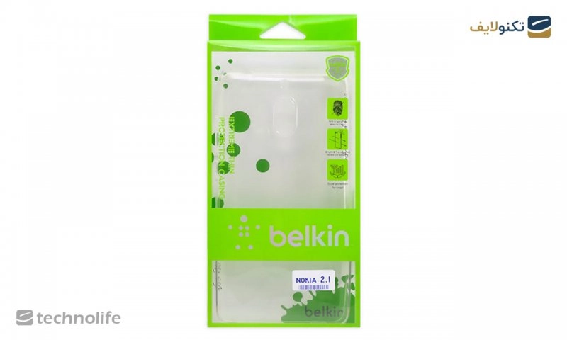 قاب ژلهای شفاف belkin مناسب برای گوشی نوکیا 2.1 قاب ژلهای شفاف belkin مناسب برای گوشی نوکیا 2.1