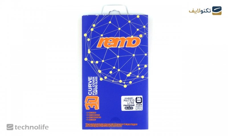 محافظ شیشه‌ای (گلس) remo فول چسب 3D گوشی هوآوی Mate 10 Lite 