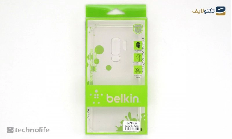 قاب ژله‌ای شفاف belkin مناسب برای گوشی سامسونگ Galaxy S9 Plus