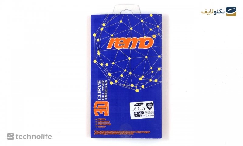 محافظ شیشه‌ای (گلس) remo فول چسب 3D گوشی سامسونگ Galaxy J4 