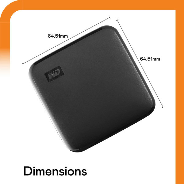 حافظه SSD اکسترنال وسترن دیجیتال مدل ELEMENTS SE ظرفیت 1 ترابایت حافظه SSD اکسترنال وسترن دیجیتال مدل ELEMENTS SE ظرفیت 1 ترابایت