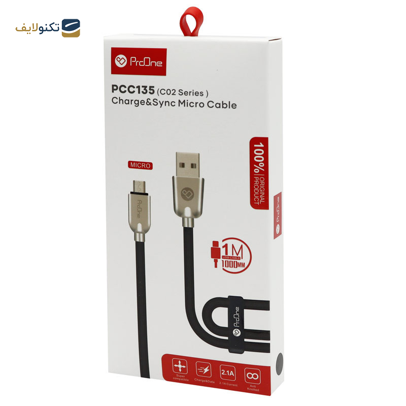 کابل USB به USB-C پرووان مدل PCC140 طول 1 متر کابل USB به USB-C پرووان مدل PCC140 طول 1 متر