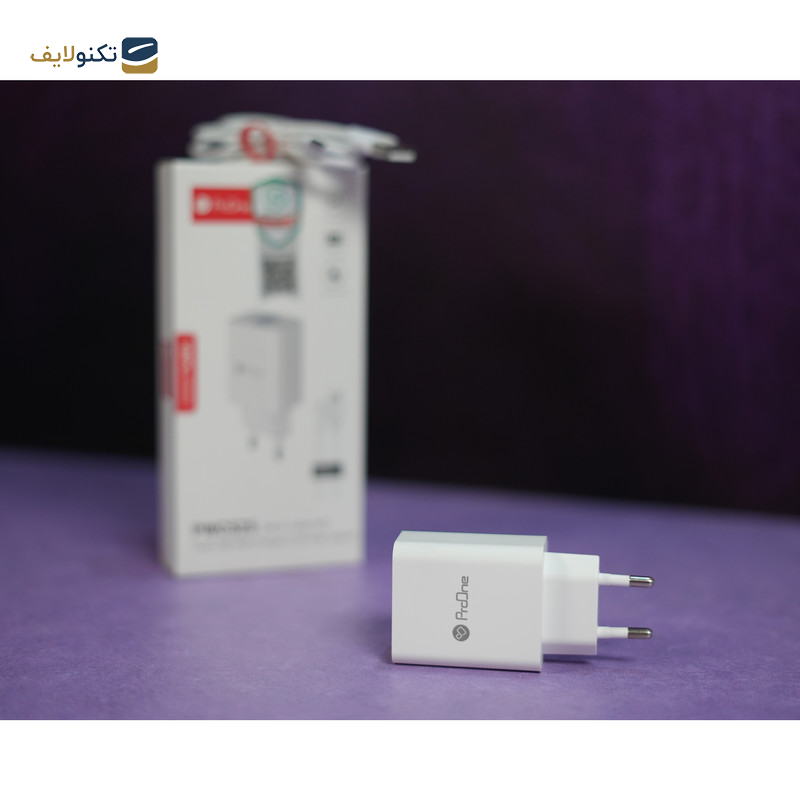شارژر دیواری پرووان مدل PWC525 به همراه کابل تبدیل MicroUSB شارژر دیواری پرووان مدل PWC525 به همراه کابل تبدیل MicroUSB
