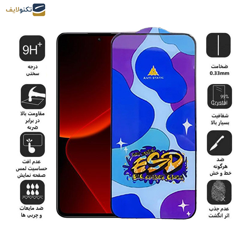 محافظ صفحه نمایش اپیکوی مدل Star ESD مناسب برای گوشی موبایل شیائومی 13T Pro/13T/12T Pro/12T/11T Pro/11T/Mi 10T Lite 5G محافظ صفحه نمایش اپیکوی مدل Star ESD مناسب برای گوشی موبایل شیائومی 13T Pro/13T/12T Pro/12T/11T Pro/11T/Mi 10T Lite 5G
