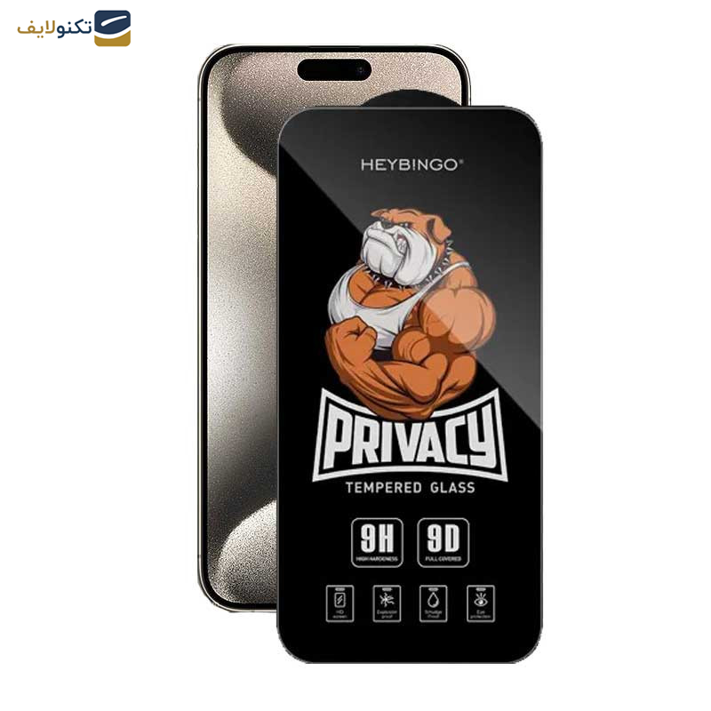 محافظ صفحه نمایش حریم شخصی اپیکوی مدل Privacy Hey Bingo مناسب برای گوشی موبایل اپل iPhone 15 Pro Max محافظ صفحه نمایش حریم شخصی اپیکوی مدل Privacy Hey Bingo مناسب برای گوشی موبایل اپل iPhone 15 Pro Max
