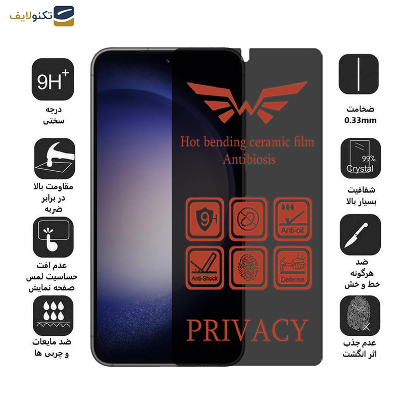 محافظ صفحه نمایش حریم شخصی اپیکوی مدل Nano-Privacy مناسب برای گوشی موبایل سامسونگ Galaxy S23/S22 محافظ صفحه نمایش حریم شخصی اپیکوی مدل Nano-Privacy مناسب برای گوشی موبایل سامسونگ Galaxy S23/S22