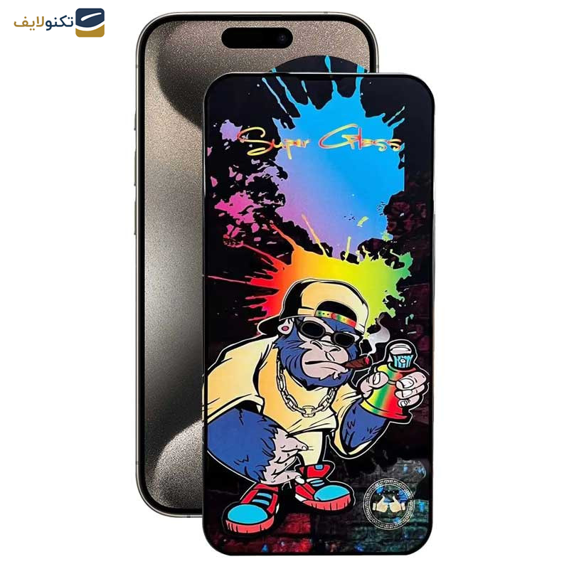 محافظ صفحه نمایش اپیکوی مدل Gang-Monkey مناسب برای گوشی موبایل اپل iPhone 15 Pro Max محافظ صفحه نمایش اپیکوی مدل Gang-Monkey مناسب برای گوشی موبایل اپل iPhone 15 Pro Max